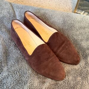 Women’s Brown Suede Loafers